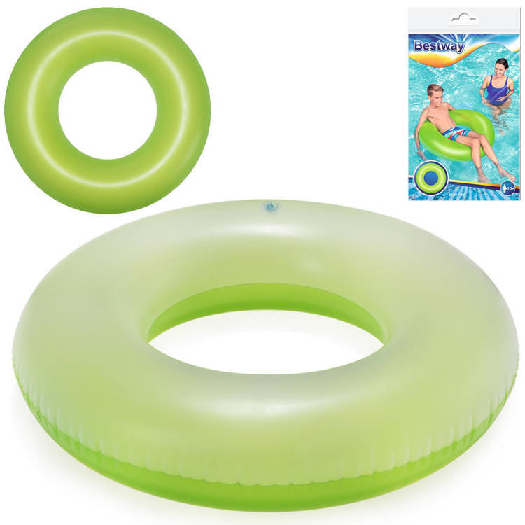 Bestway Frosted Neon pierścień do pływania, wielokolorowy 36025