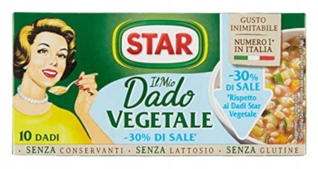 Star Dadi Vegetale kostki bulionowe 30% Mniej Soli