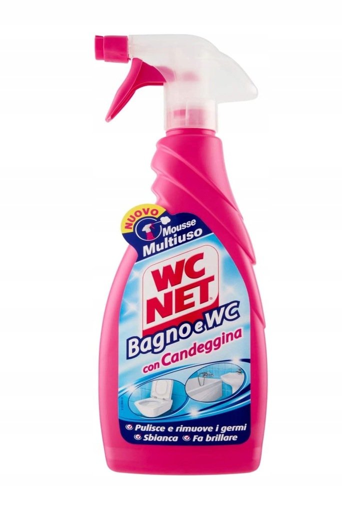 Wc Net Mousse - Płyn do czyszczenia Wc i łazienki