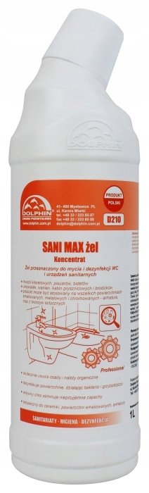 Domestos Sani Max Gel-żel Do Toalet Jak 2 razy 1l.