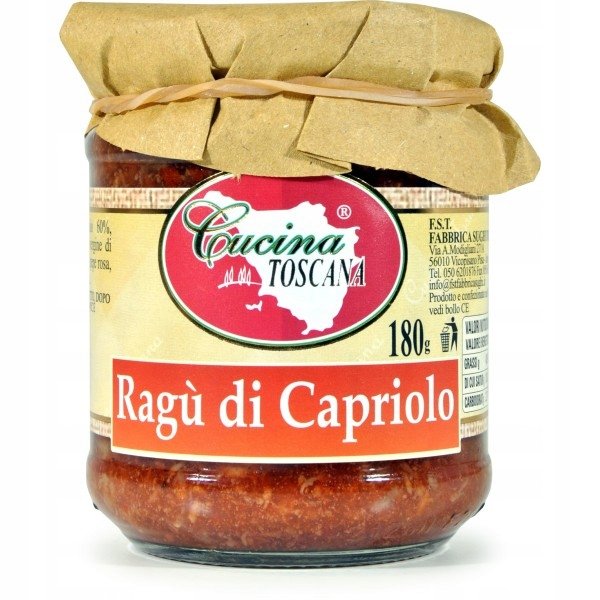 Ragu di Capriolo sos z dziczyzny 180 g