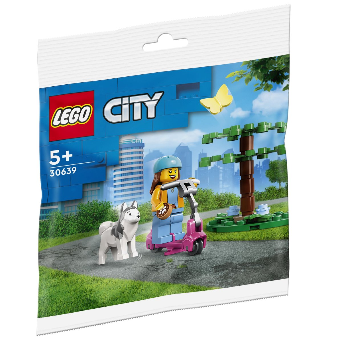 LEGO City Wybieg dla psów i hulajnoga 30639