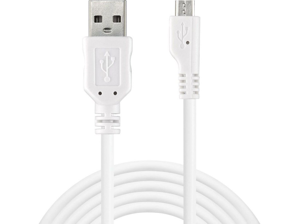 Sandberg Kabel USB microUSB 3m Biały 440-72