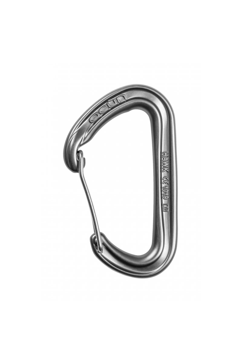 Ocun Hawk Wire Karabinek, anthracite 2021 Karabinki niezakręcane 02449-anthracite