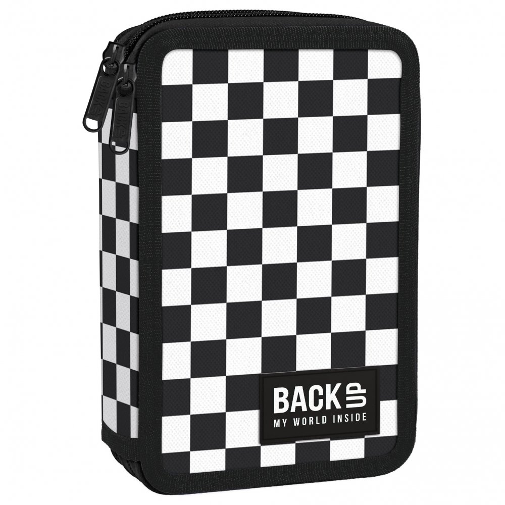 Derform Piórnik 2-komorowy z wyposażeniem BackUp 5 DW94 szachownica