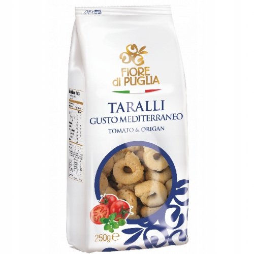 Taralli Fiore di Puglia Mediterraneo przekąska250g