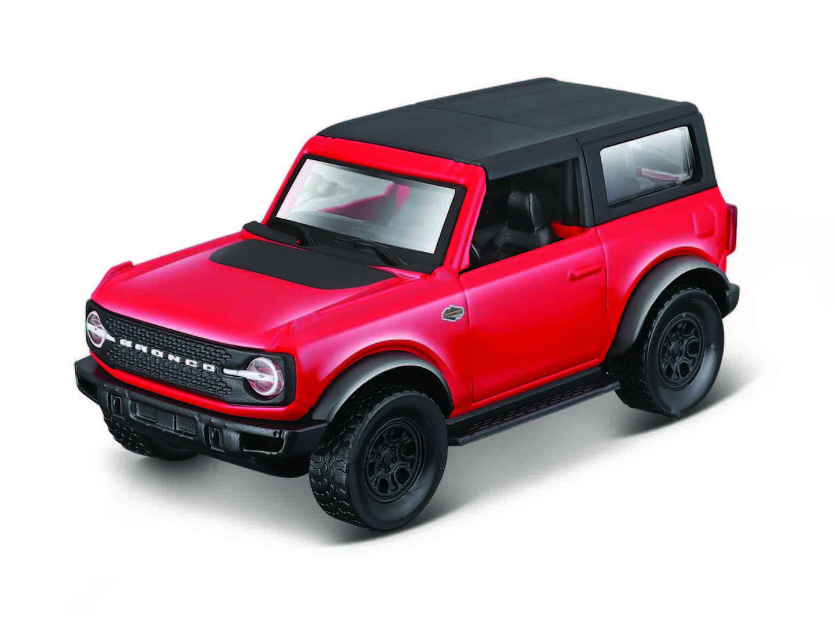 Maisto 21001 Pr Ford Bronco Wildtrak 2021 Czerw.