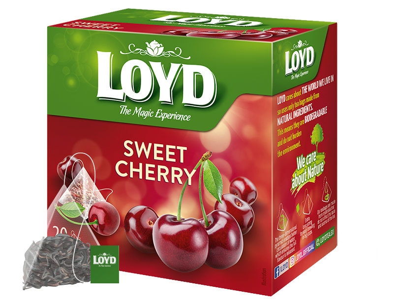 Herbata Owocowa Słodka Wiśnia LOYD 20t Hibiskus