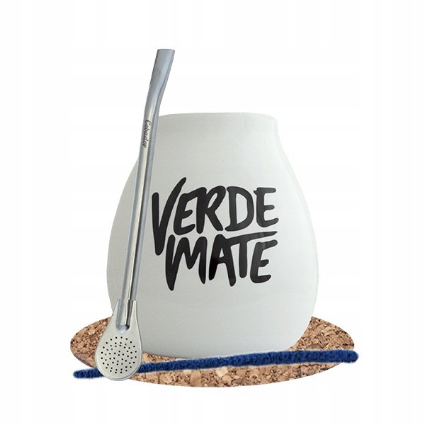 Zestaw Verde Yerba Mate Matero / Tykwa + Bombilla