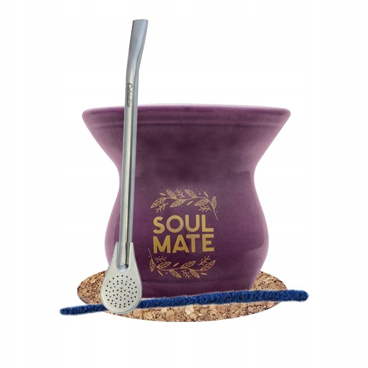 Zestaw Tykwa Pepita do Yerba Mate Bombilla