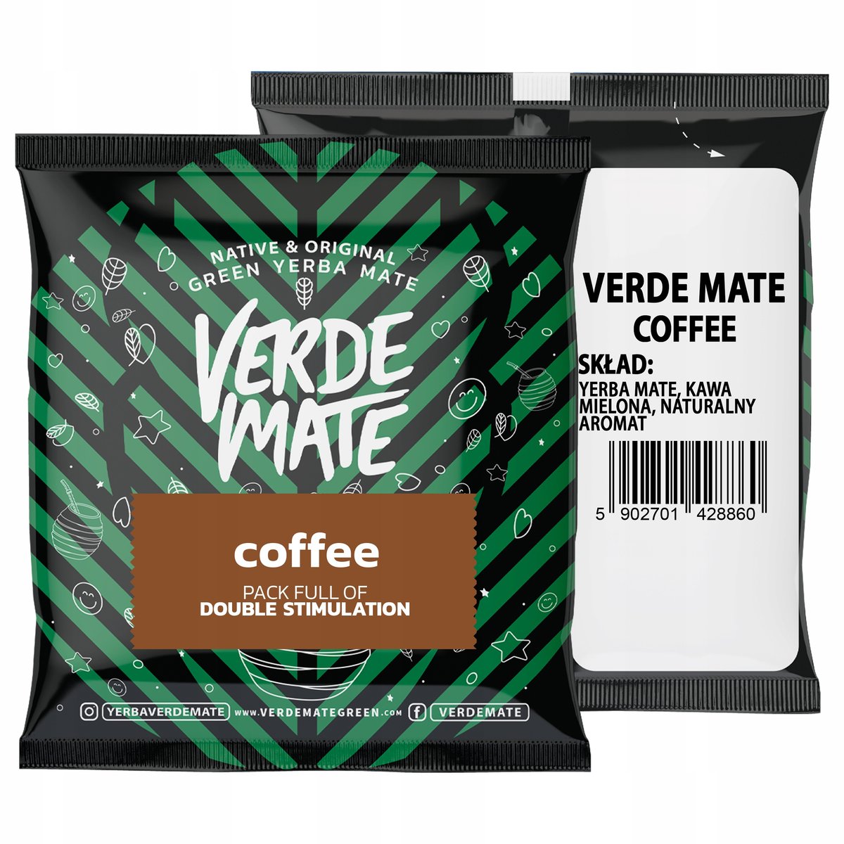 Yerba Verde Mate Green Coffee Tostada Kawowa 50g