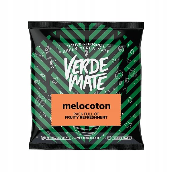 Yerba Verde Mate MELOCOTON 50g próbka