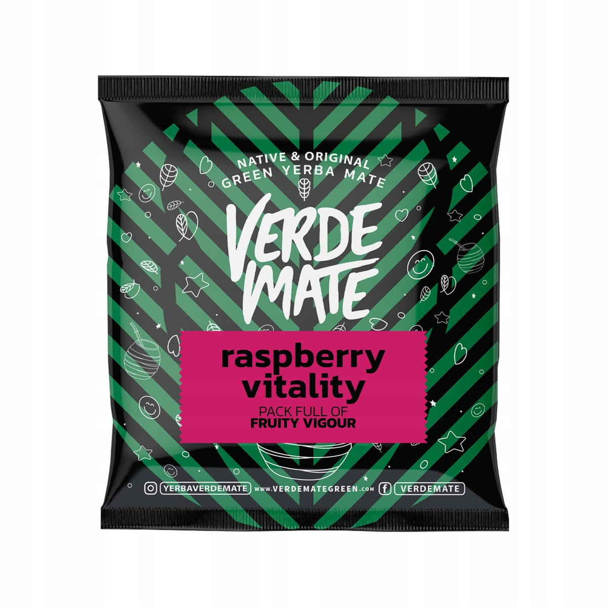 Próbka Verde Mate Green Raspberry Vitality 50g