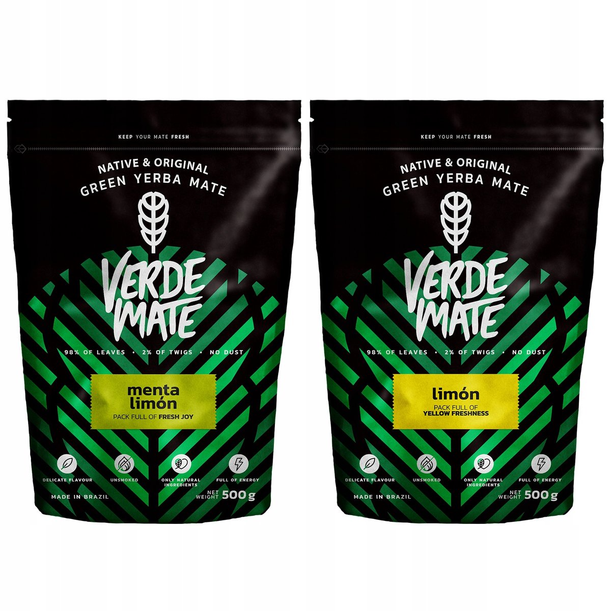 Yerba Verde Mate Menta Limon CYTRYNOWA 1000g 1kg