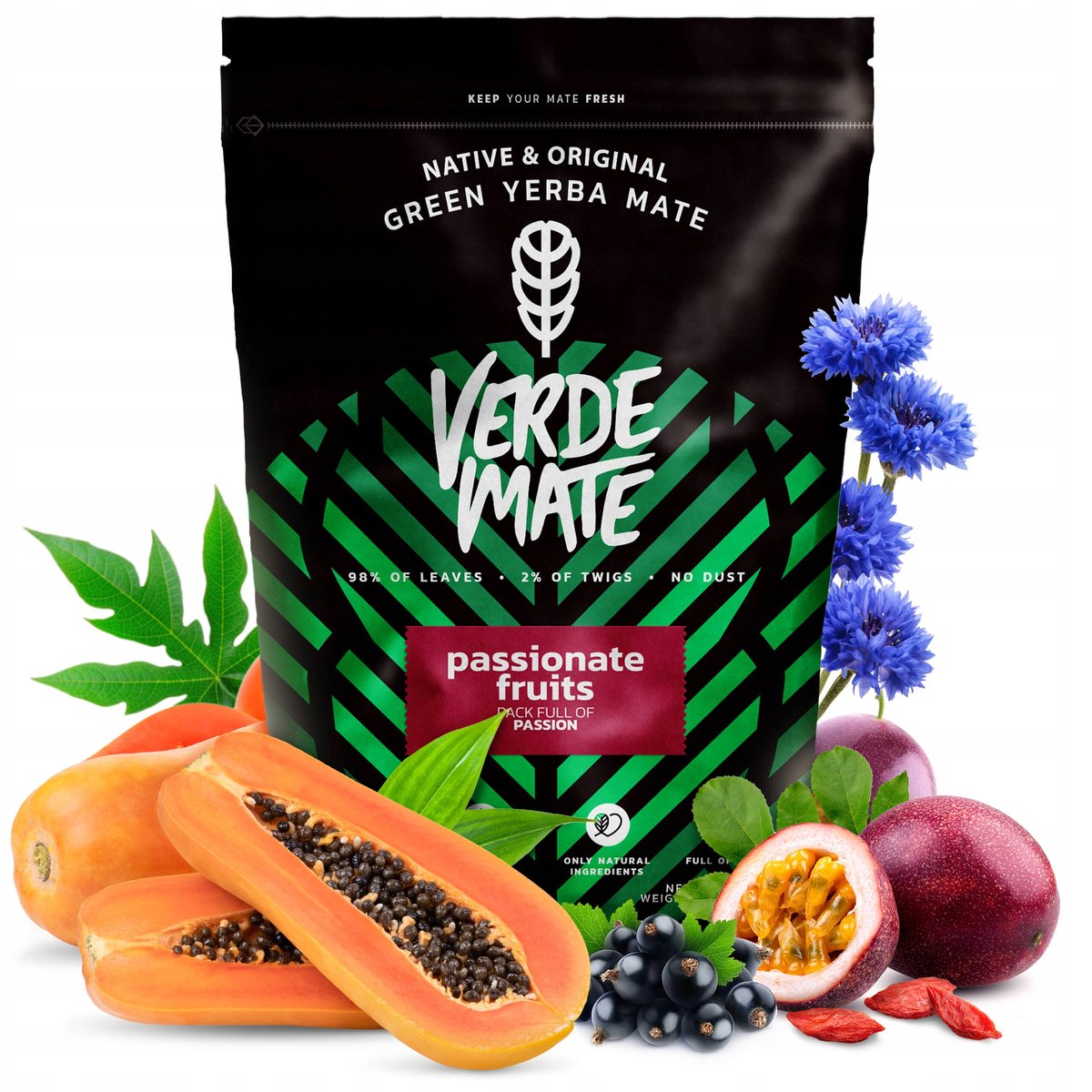 Yerba Verde Mate Green Passionate Fruits 0,5 kg