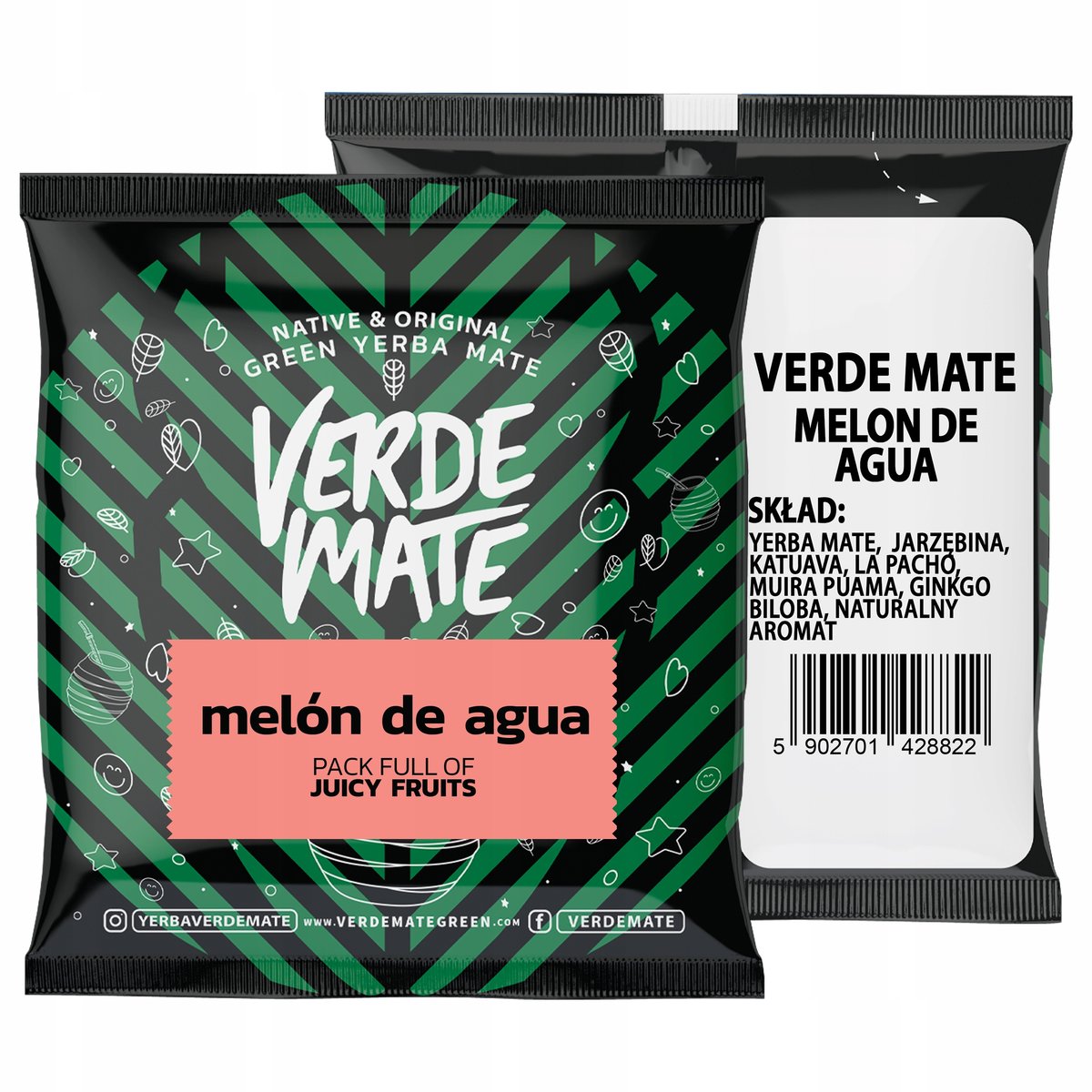 Yerba Verde Mate Green Melón de Agua 50g próbka