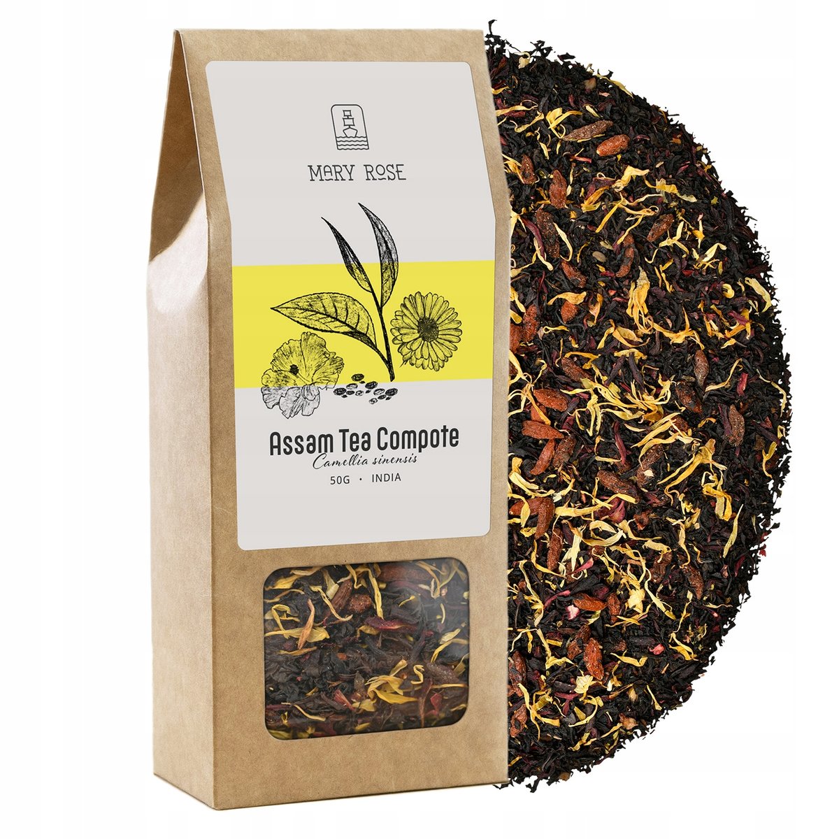 Mary Rose Herbata Assam Compote 50g