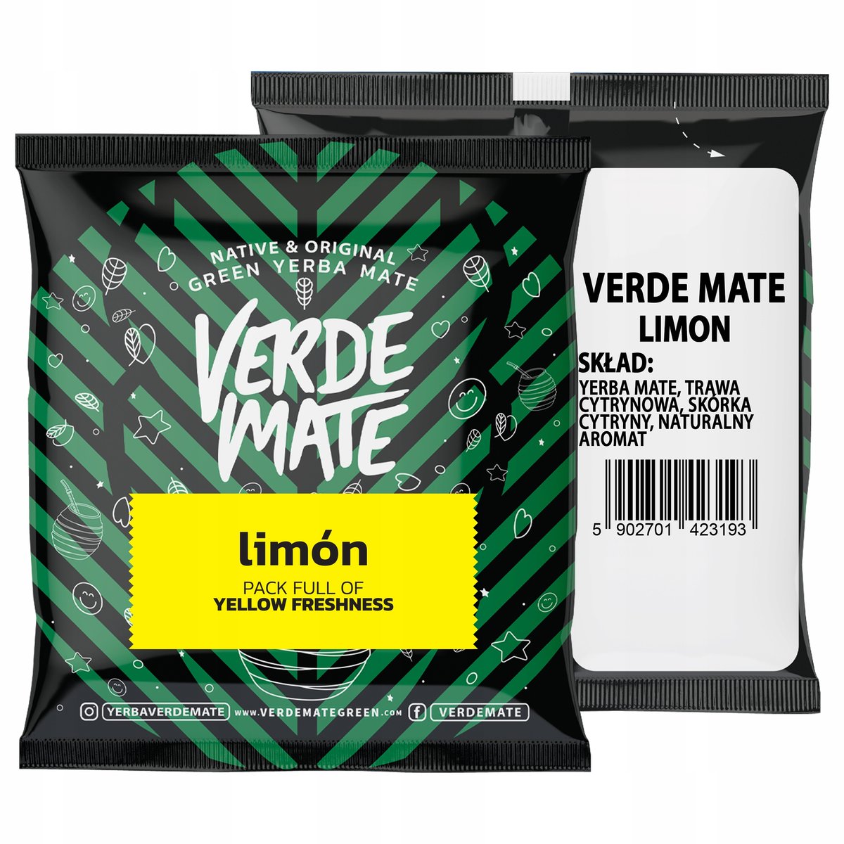 Verde Mate Limon, Cytryna 50g