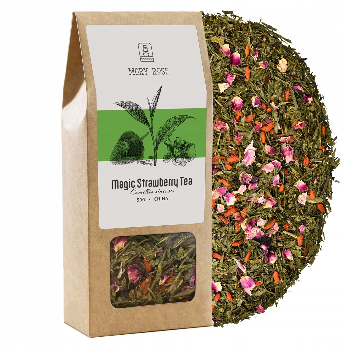 Mary Rose Herbata Magic Strawberry 50g
