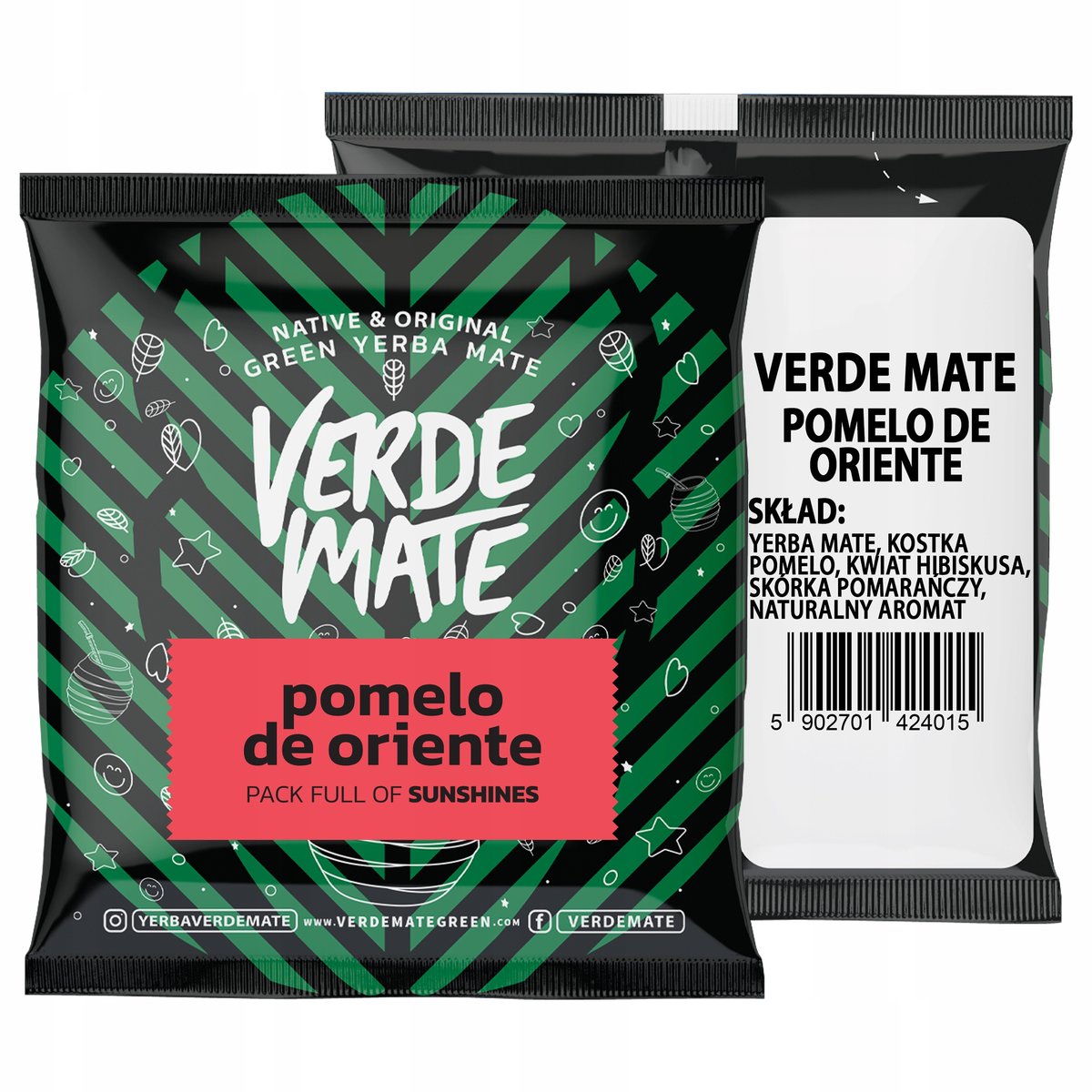 Verde Mate Zielony Pomelo De Oriente 50g prezent