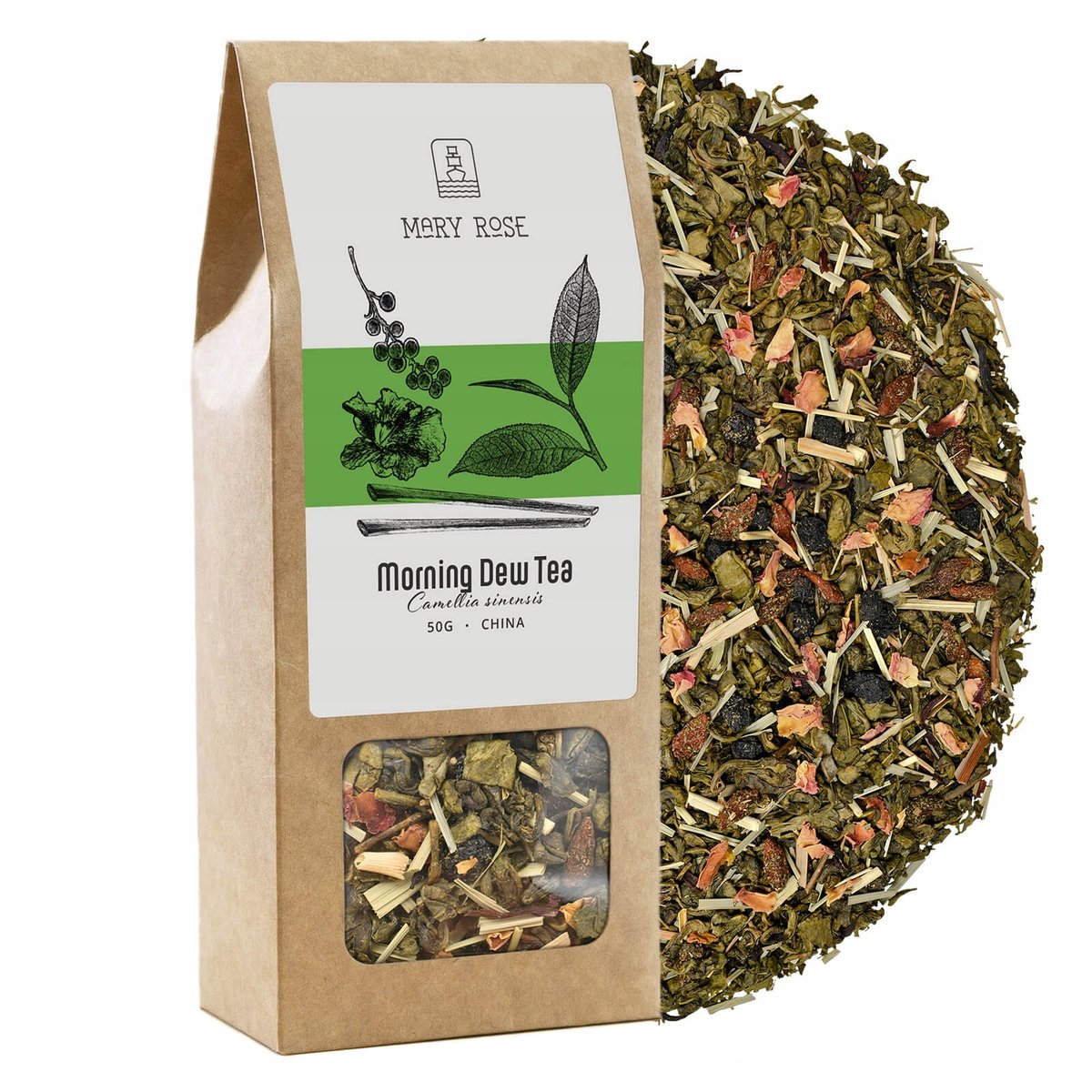 Mary Rose - Herbata Assam Kompot, 50 g