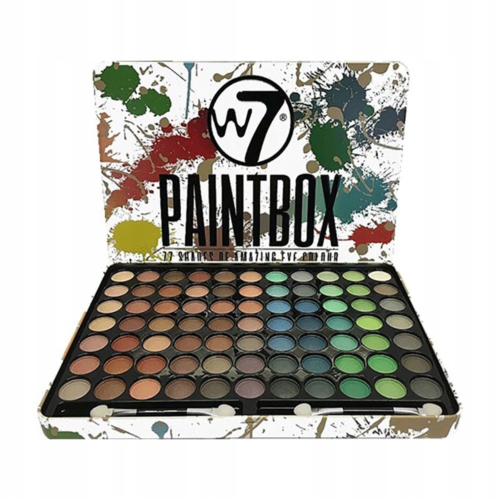 W7 Paleta cieni do powiek - Paintbox 77 Eye Shadow Colours Paleta cieni do powiek - Paintbox 77 Eye Shadow Colours