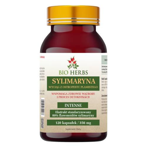 Bio Herbs, Sylimaryna Ostropest 300mg, 120 Kaps.
