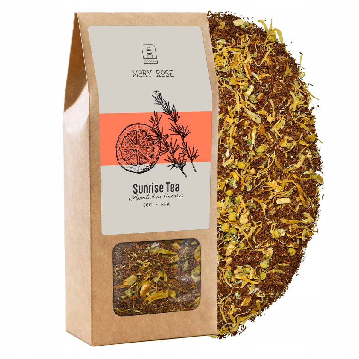 Mary Rose Herbata Rooibos Sunrise 50 g