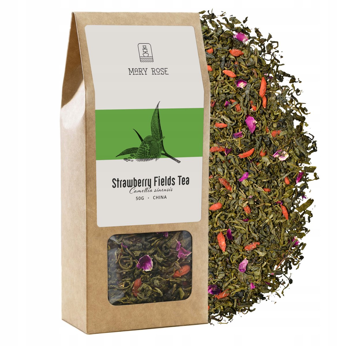 Mary Rose Herbata Strawberry Fields 50g