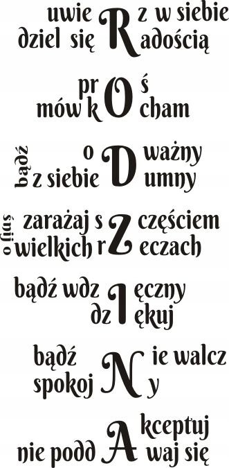 Napis na ścianę naklejka 120x60cm wybór koloru dom - Rodzina - 120