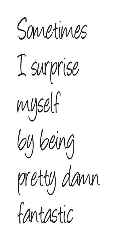 Napis na ścianę naklejka 120x60cm wybór koloru -Sometimes i suprise.. 12