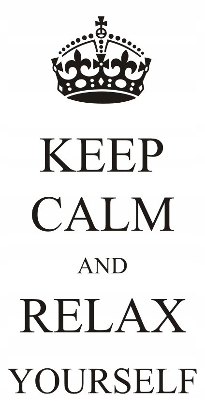 Napis na ścianę naklejka 100x50cm wybór koloru cytat -Keep Calm and.. 85