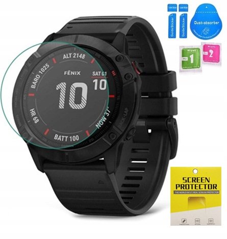 SZKŁO OCHRONNE 9H PRO+ DO GARMIN FENIX 6X 6X PRO