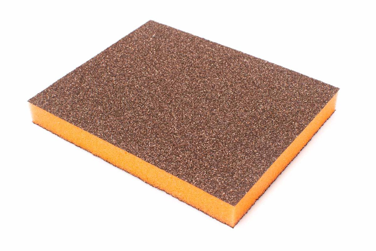 Indasa Dwustronna Gąbka Ścierna Orange P120 P220