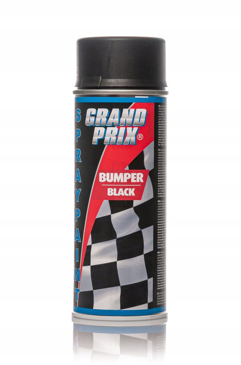 Lakier Czarny Mat Do Plastiku 400Ml Grand Prix