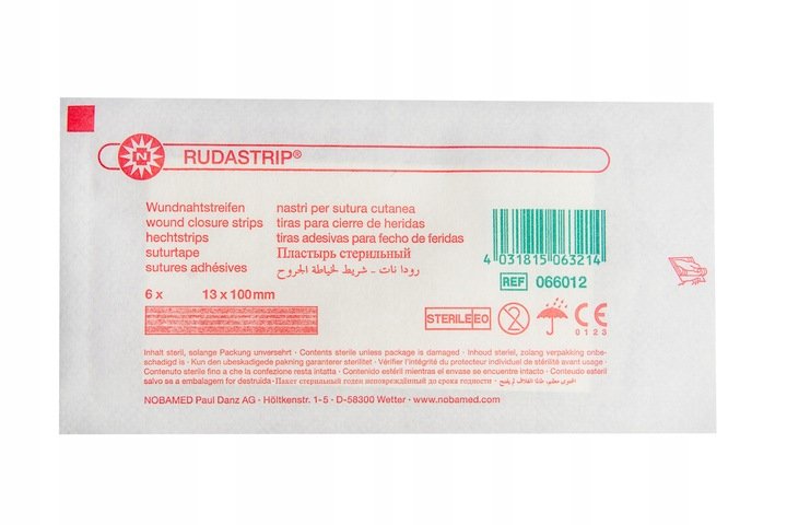 Rudastrip paski do zamykania ran 13mm x 100mm 6szt