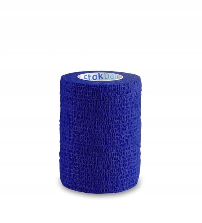 StokMed Stokban bandaż elastyczny samoprzylepny niebieski 7,5cm x 4,5m 1 sztuka 9092056