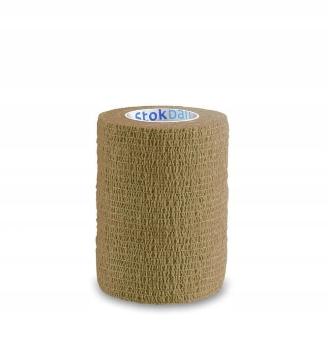 StokBan bandaż elastyczny, samoprzylepny, 4,5 m x 7,5 cm, Skin, 1 szt.