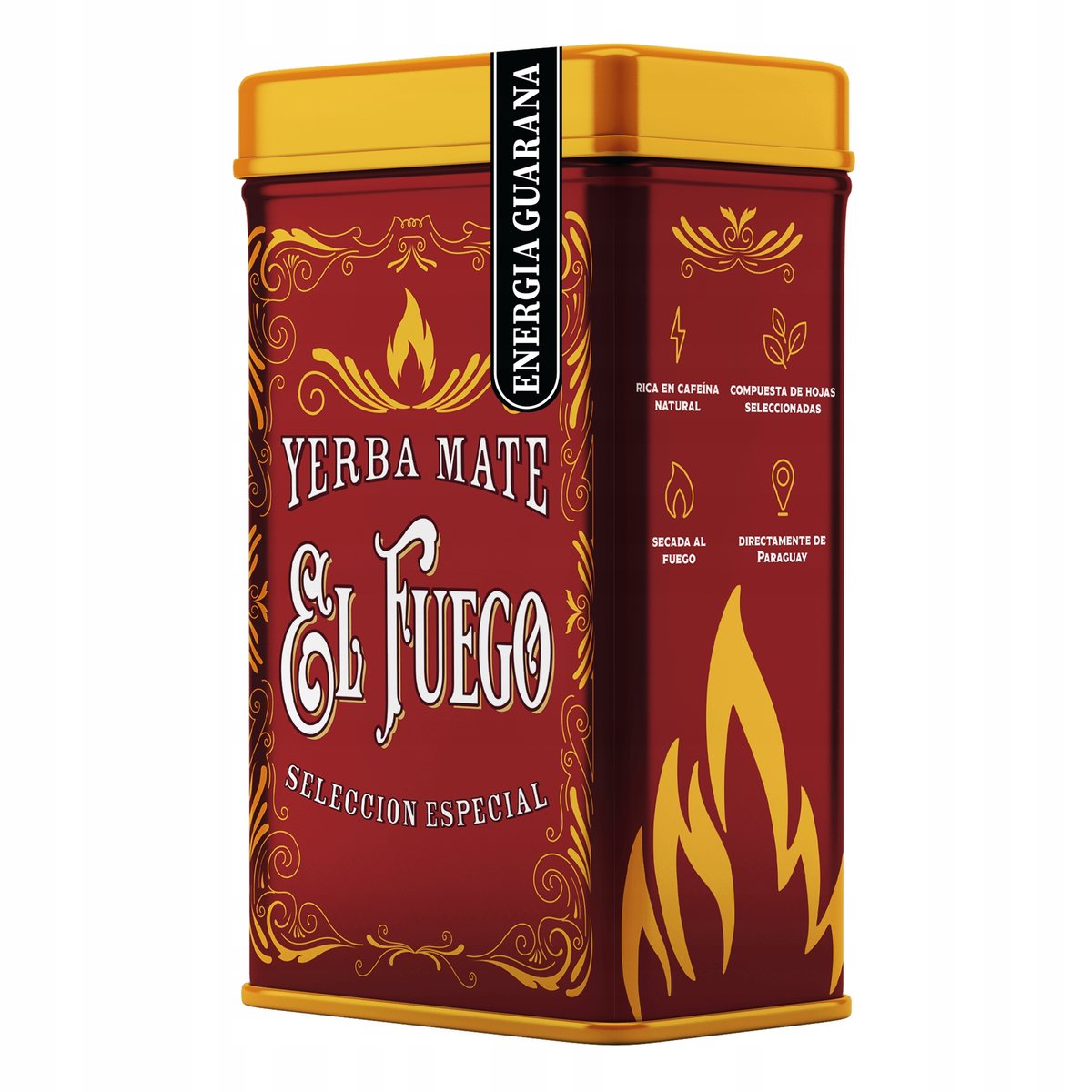 Yerbera Puszka z El Fuego Energia Guarana 0,5 kg