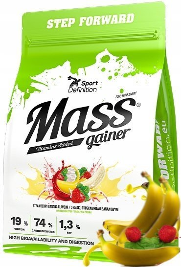 Sport Definition Mass Gainer 1000 g Banana-Strawberry (5902811815598)