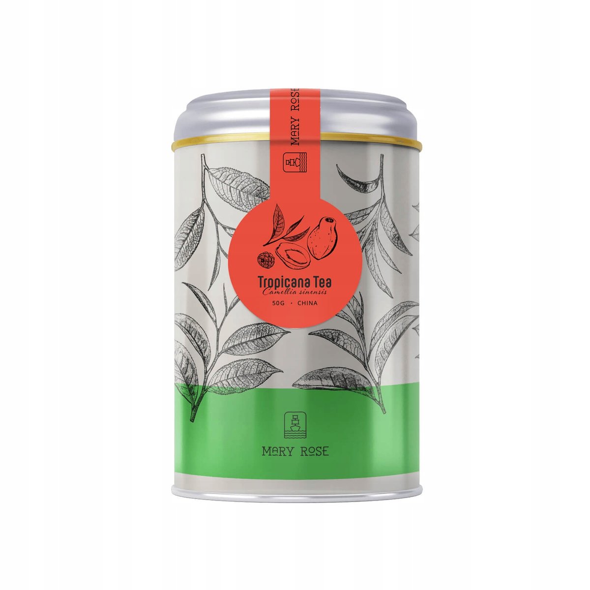 Mary Rose Herbata Tropicana w puszce 50 g Pu-erh