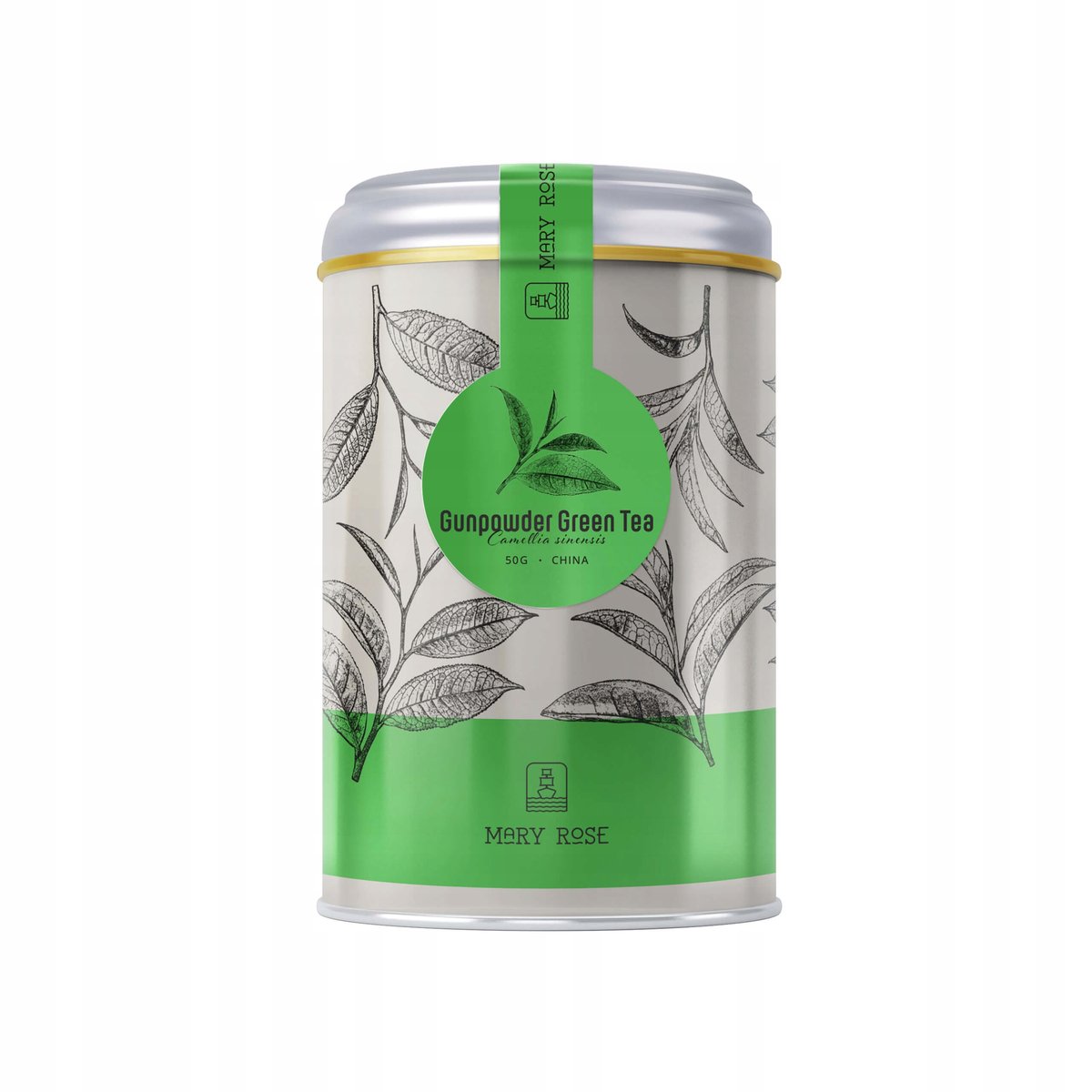 Mary Rose Herbata Zielona Gunpowder w puszce 50 g