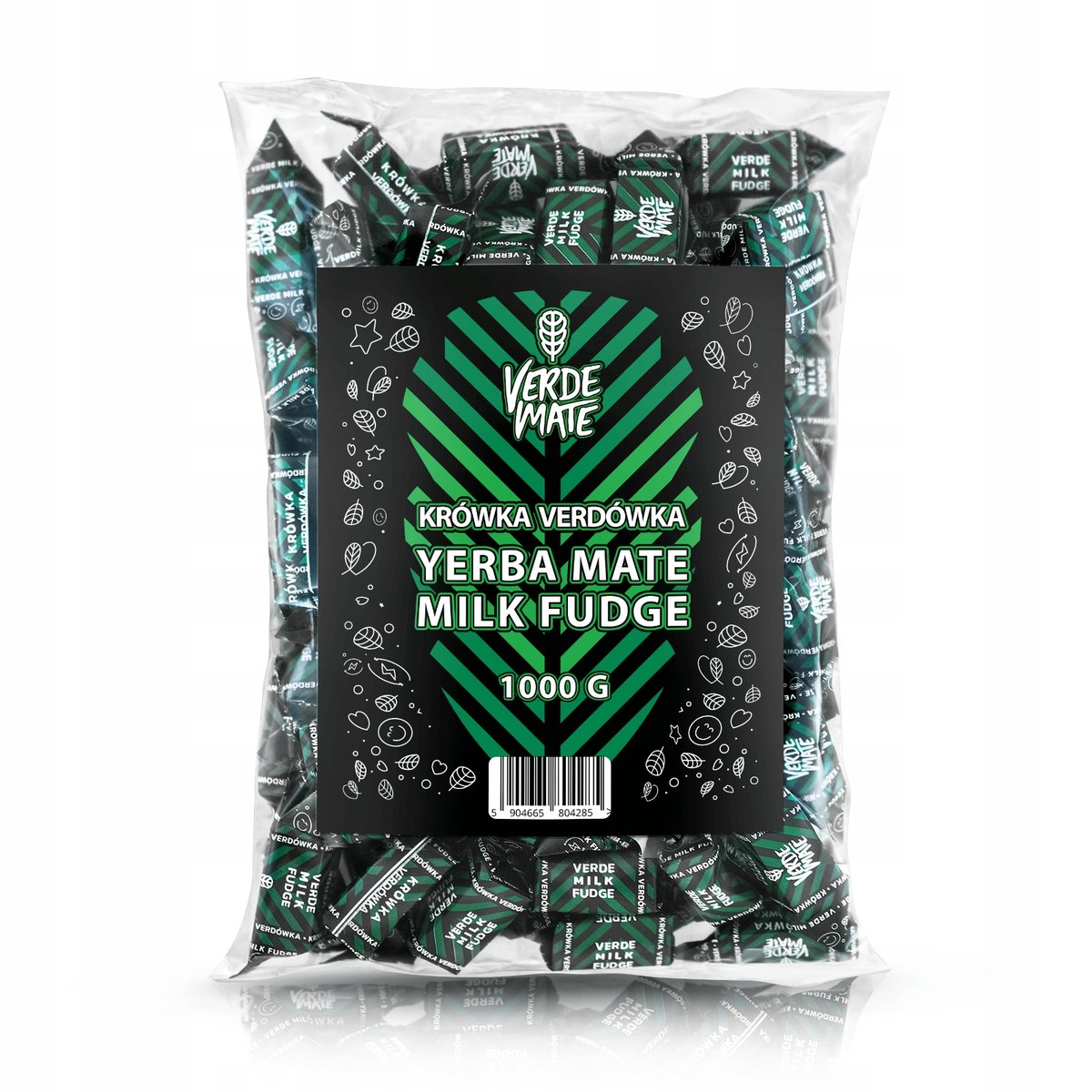 Krówki z Yerba Verde Mate naturalne zielone 1kg