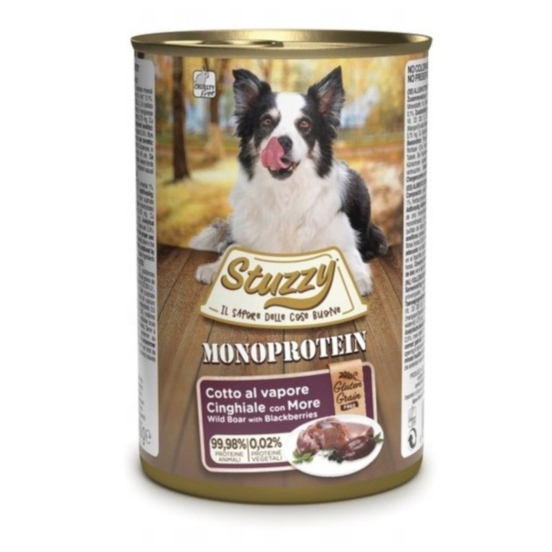 Versele-Laga Versele-Laga Stuzzy Dog Monoprotein 400 g hipoalergiczna karma mokra dla psów dla psów dzik 400g