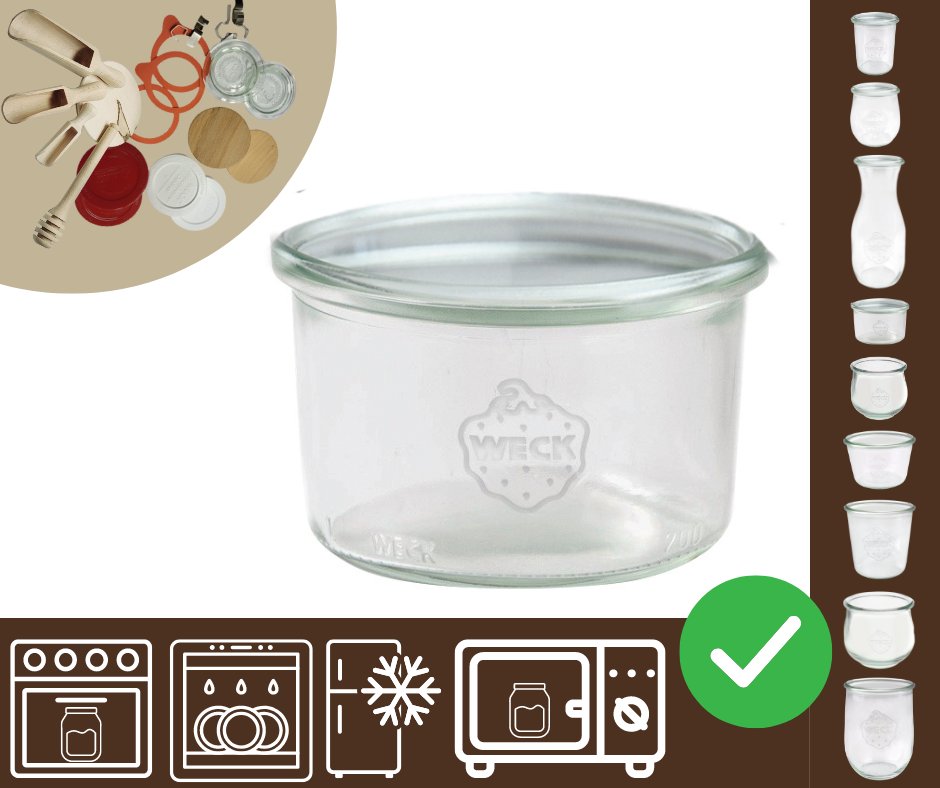 Słoiki WECK / żaroodporny słoik 200ml MOLD / Wamar-Sosenka