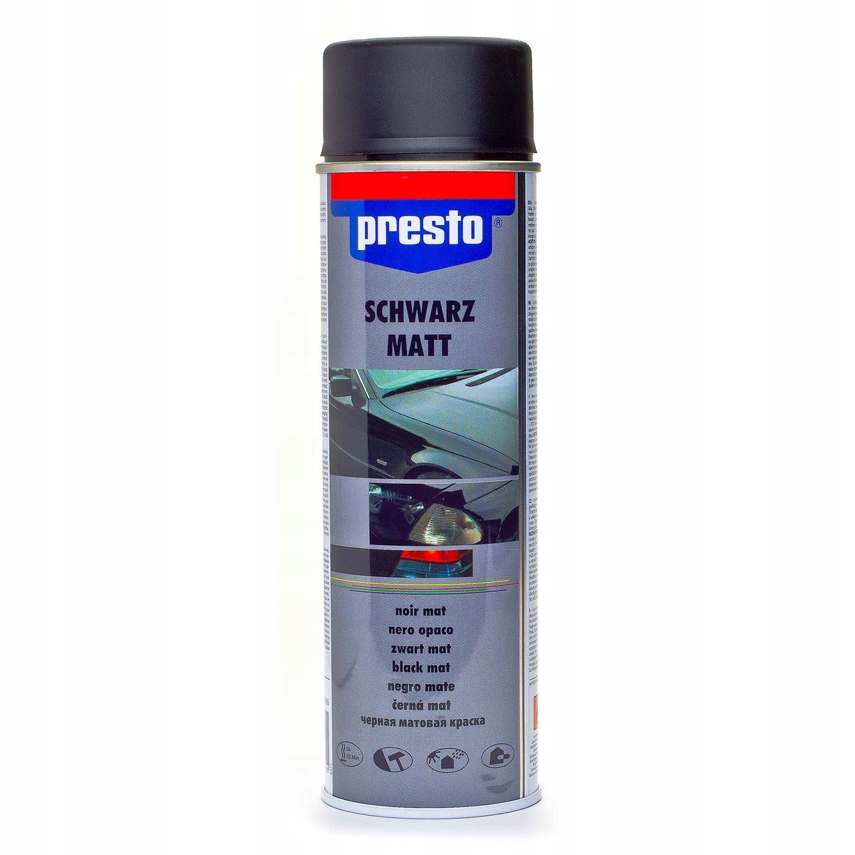 Lakier Czarny Mat | Spray 500Ml Presto