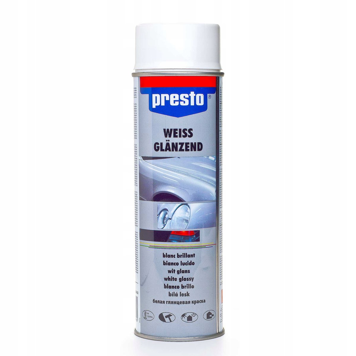 Presto 428962 Rallye Spray, 500 ML, biały połysk 428962