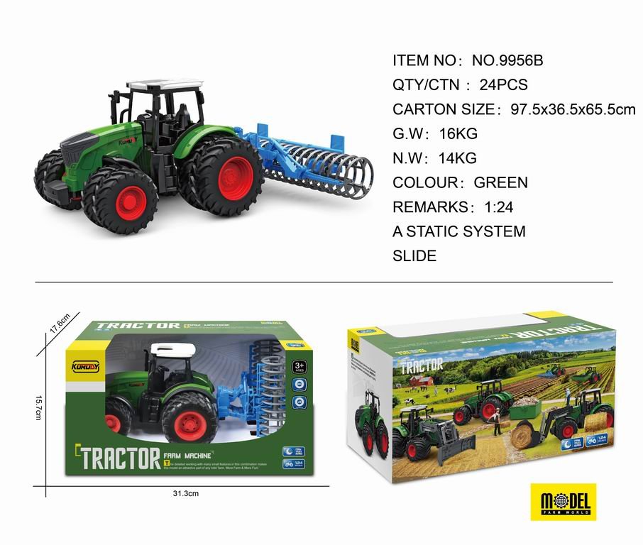 Maksik, Traktor + maszyna rolnicza