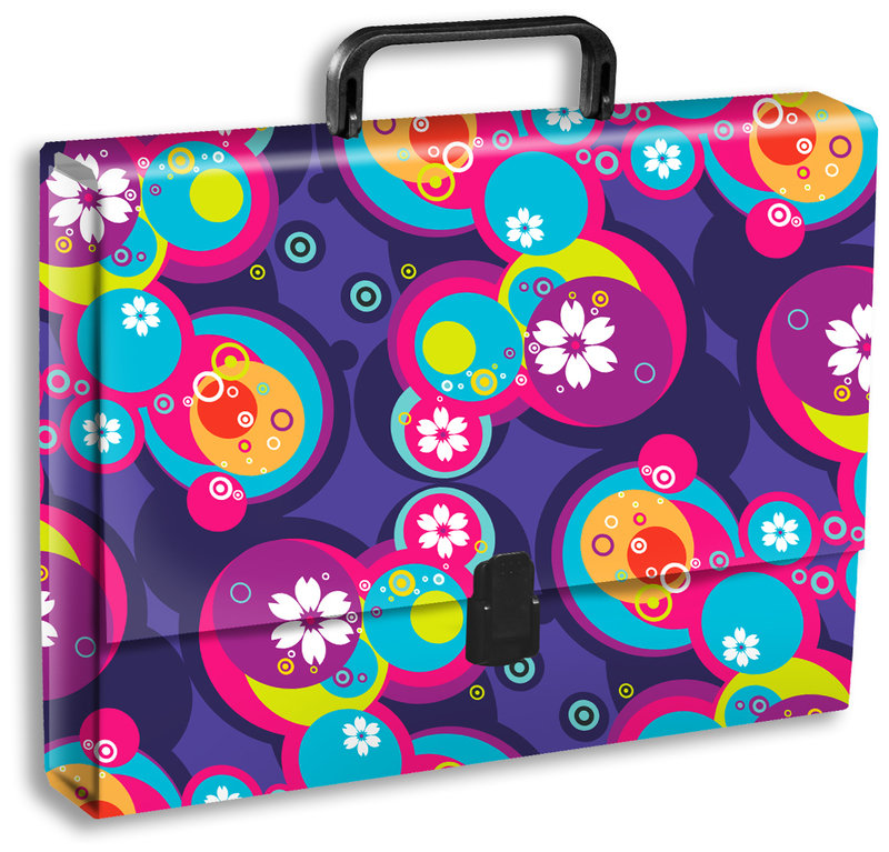 Penmate Teczka z rączką A4 T 0103 Bąbelki