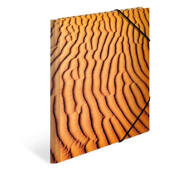 Teczka A4 z gumkami, Piasek